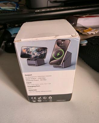 Ricarica Cellulare Wireless 4 in 1