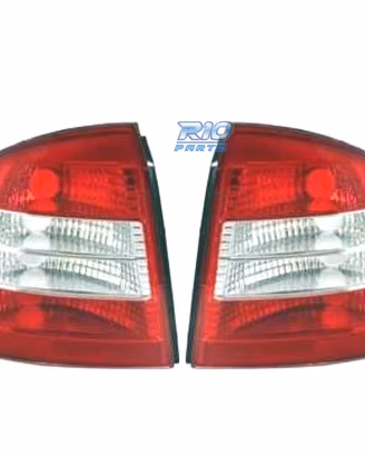 FANALI OPEL ASTRA G 3P 5P 97-04 LED ROSSO CROMATO