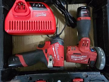 COPPIA  ATTREZZI MILWAUKEE  M12