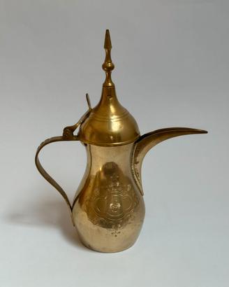 Caffettiera Araba Tradizionale Dallah in Ottone