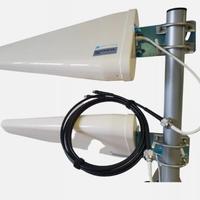 Coppia antenne LPDA 4G/LTE con cavo e connettori