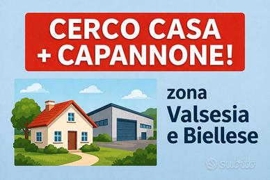 Casa bifamiliare indipendente + capannone vicino