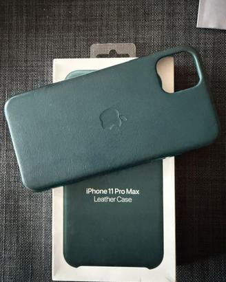iPhone 11 Pro Max Custodia in cuoio