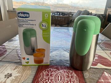Chicco Portapappa Termico In Acciaio Inossidabile