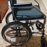 Carrozzina per disabil cambio con una più grande