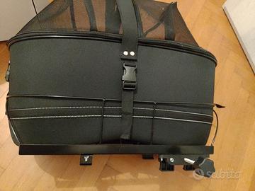 Trasportino da bici per cane