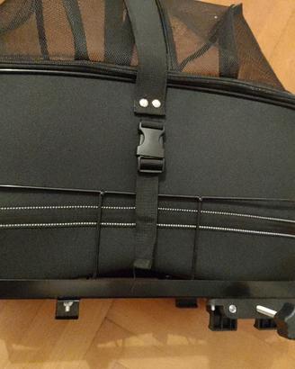 Trasportino da bici per cane