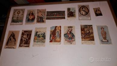 Quinto lotto santini antichi del primo 900
