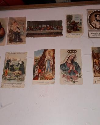 Quinto lotto santini antichi del primo 900