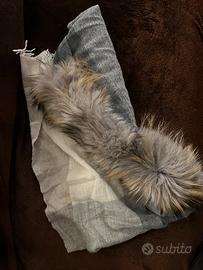 Sciarpa Falconeri con collo in pelliccia