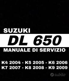 Manuale Officina Suzuki V Strom DL 650 2004 2017