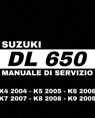 Manuale Officina Suzuki V Strom DL 650 2004 2017