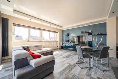 Panoramico 3 vani 100 mq con posto auto