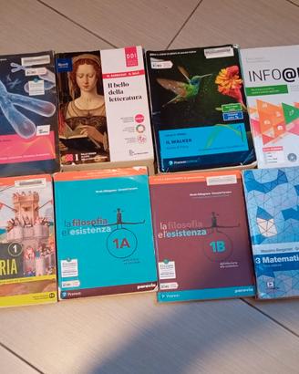 libri per vari anni di superiori 
