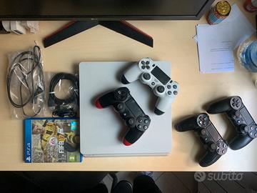 Ps4 slim + 4 controller + fifa 17