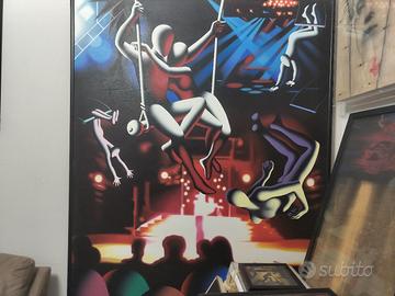 Mark Kostabi 200x150 su tela parziale permuta 