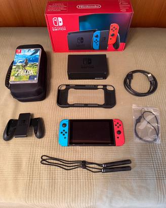 Nintendo Switch V2 + Zelda bretah of the wild