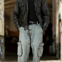 Bomber uomo Aviator Jacket Taglia M/L Verapelle