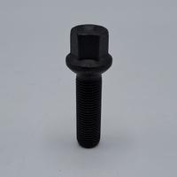 10 bulloni ruota neri M14x1,5 R13 55 mm Audi VW