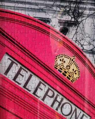 PUZZLE CABINA TELEFONICA ROSSA LONDRA