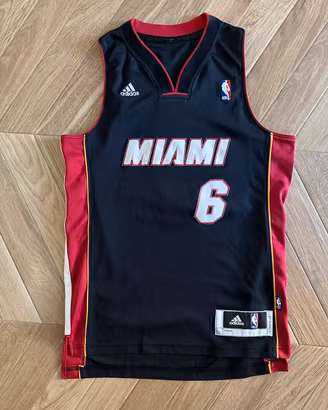 Canotta NBA Miami Heat 2014 Lebron James Adidas