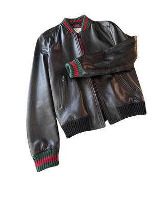 Giaccia giubbotto di pelle gucci uomo
