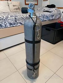Bombola subacquea S40 (5,7 litri) MES in alluminio