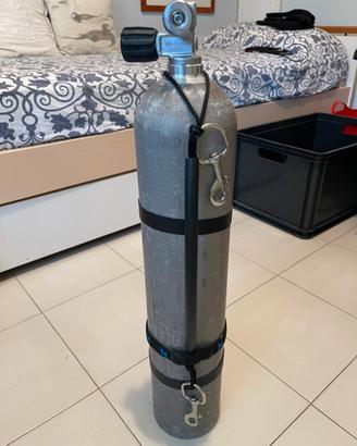 Bombola subacquea S40 (5,7 litri) MES in alluminio