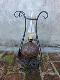 antica lampada mappamondo
