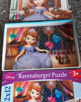 Puzzle Ravensburger Sofia the First 2x12 Disney 