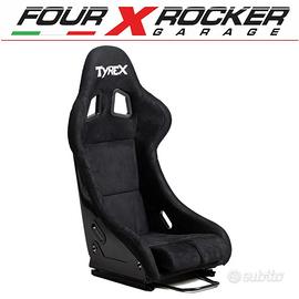 SEDILE RACING SPORTIVO TYREX TESSUTO “TOTAL BLACK”