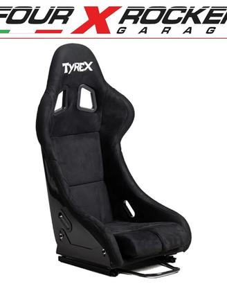 SEDILE RACING SPORTIVO TYREX TESSUTO “TOTAL BLACK”