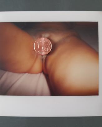 Origine del Mondo DUE Polaroid ORIGINALI Nudo ARTE