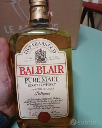 balblair ballantines bottiglia da collezione
