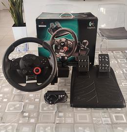 Logitech g25 Volante completo di pedaliera 