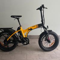 Cargo fat  e-bike pieghevole Jeep elettrica