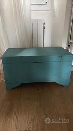 Baule antico dipinto