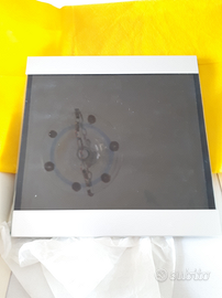 Cornice nuova in vetro e velluto nero