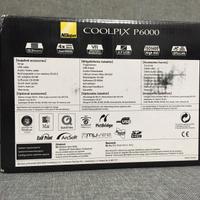 nikon coolpix P-6000 bridge camera gps Nuova