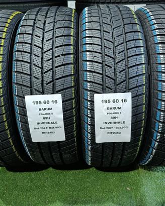 4 GOMME 195 60 16 BARUM INV RIF2452