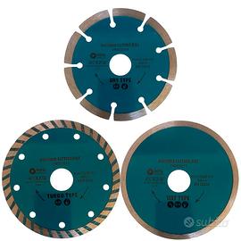 3 Pezzi Disco Diamantato 115mm per Cemento, Calces