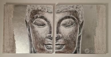 Quadro doppio Buddha