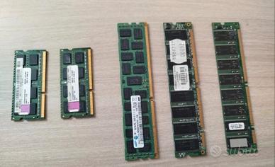 Memorie RAM per PC e portatile 