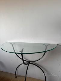 Tavolino in vetro