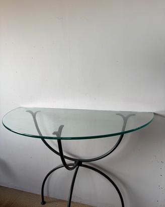 Tavolino in vetro