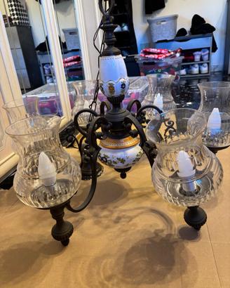 Lampadario rustico