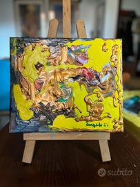 Quadro acrilico su tela