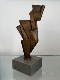 Bronzo brutalista Fulvio Ligi. Firmato