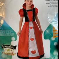 Vestito carnevale regina di cuori -3-4 anni