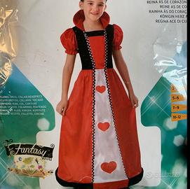 Vestito carnevale regina di cuori -3-4 anni